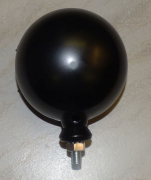 Preview: Scheinwerfer mit Gitter & Prüfzeichen, Ø 130mm - Satz = 2 Stück - stehend - H4