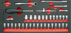 1/4" Stecknußeinlage - Wellenprofil