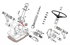 Dichtung Lenksäule zu Lenkgetriebe