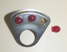 Preview: Blinker- Kontrollleuchten - 3 im Blech