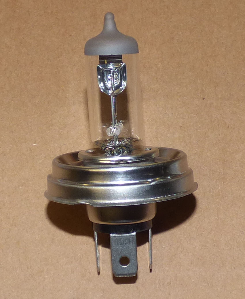 Bilux To H4 Bulb Adapter For Vintage Motorcycles – Includes Halogen Option, Steel, Made In Germany