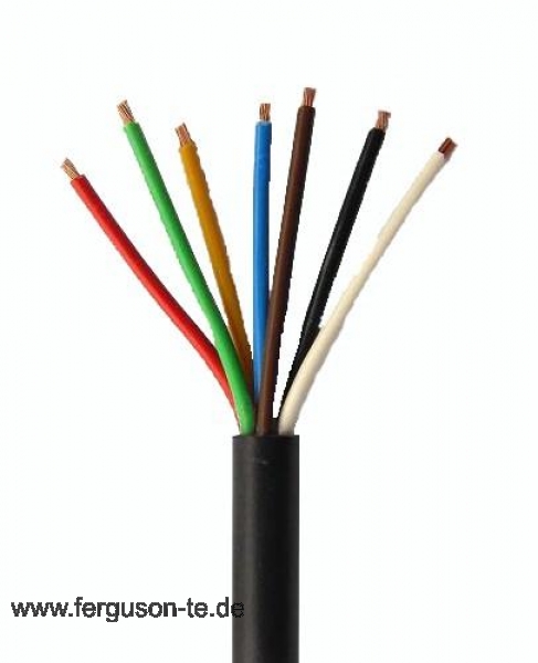 Kabel , 7 polig , 30m Ring