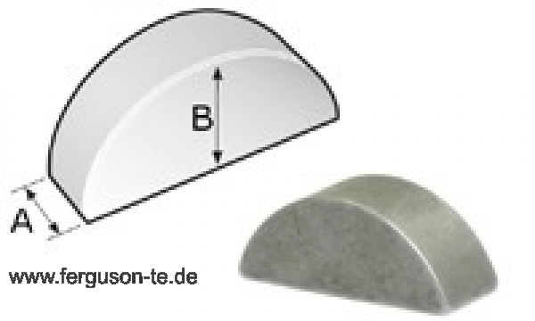 Halbmondkeil Achsschenkel