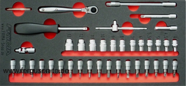 1/4" Stecknußeinlage - Wellenprofil