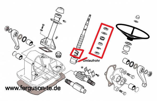 Lenksäulen Reparatursatz