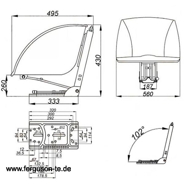 Sitz Schüssel Delux