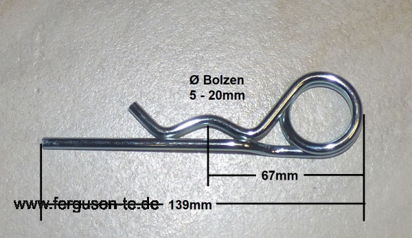 Sicherungsstecker, Federstecker