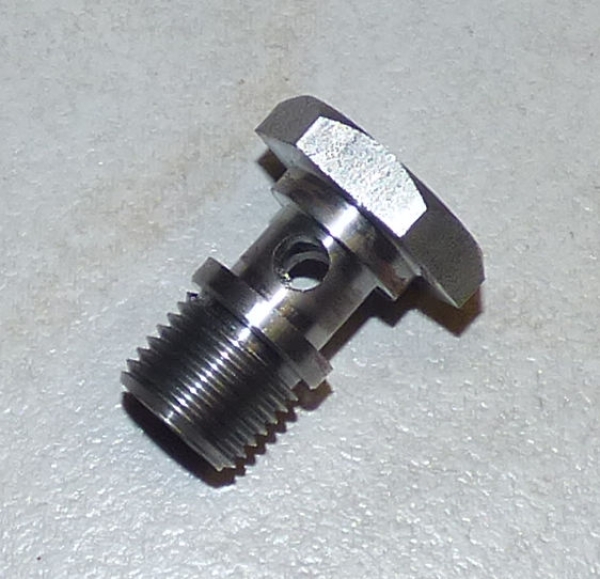 Hohlschraube Aux-Tank Rückseite