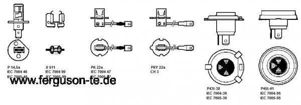 H4 12V, 60/55W