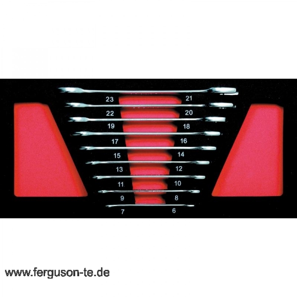 Doppelgabelschluessel Einlage 9tlg