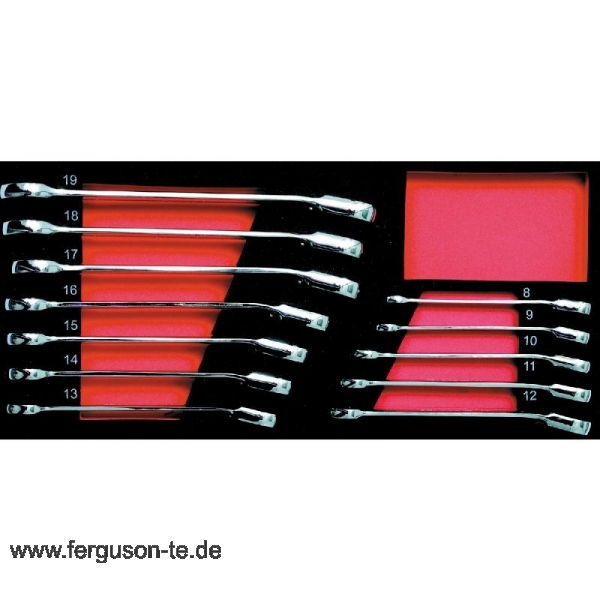 GearTech Schluessel 15° Einlage umschaltbar 12tlg