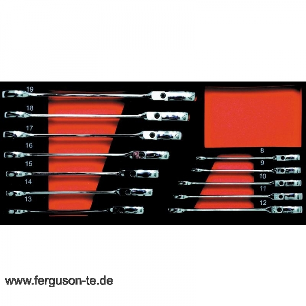 GearTech Schluessel Einlage flexibel 12tlg