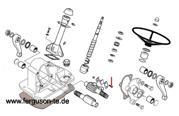 Schraube für Haltestift